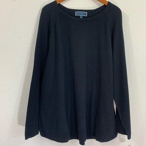 Karen Scott Black Knit Pullover Sweater Top 2X